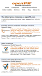 Mobile Screenshot of openpr.com